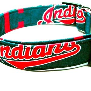 Cleveland Indians dog collar